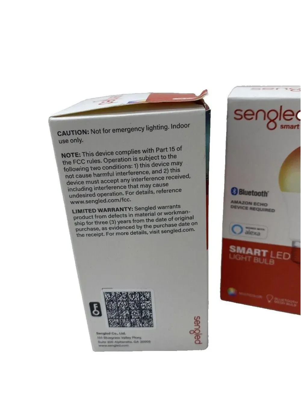 Sengled Smart Light Bulbs Bluetooth Mesh Color LED Alexa Control 2 Pc New